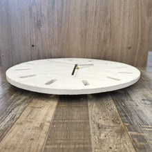 Load image into Gallery viewer, Minimalist Lightweight Concrete Clock made with White Cement