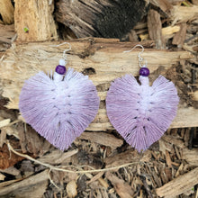 Load image into Gallery viewer, Ombre Boho Fringe Leaf Earrings