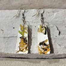Load image into Gallery viewer, Preserved Moss & Concrete Earrings