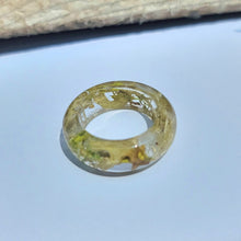 Load image into Gallery viewer, Yellow/Green Moss Ring Size 6