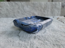 Load image into Gallery viewer, Marbled Concrete Soap Dish Blue