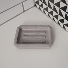 Load image into Gallery viewer, Purple Haze Concrete Soap Dish