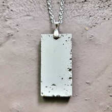 Load image into Gallery viewer, Industrial Chic Cement Pendant Necklace and Earrings