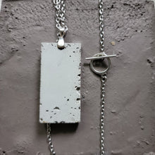 Load image into Gallery viewer, Industrial Chic Cement Pendant Necklace and Earrings