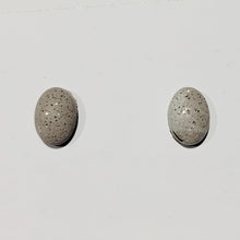 Load image into Gallery viewer, Lightweight Egg shaped Cement Stud Earrings
