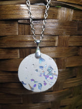 Load image into Gallery viewer, White Cement Pendant Necklace