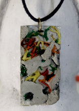 Load image into Gallery viewer, Multicolored Moss in Cement Pendant