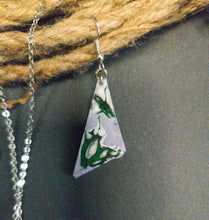 Load image into Gallery viewer, One of a kind Concrete & Moss Necklace & Earrings