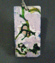 Load image into Gallery viewer, One of a kind Concrete & Moss Necklace & Earrings