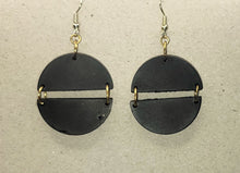 Load image into Gallery viewer, Minimalist Black lightweight Cement Earrings