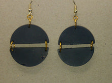 Load image into Gallery viewer, Minimalist Black lightweight Cement Earrings