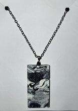 Load image into Gallery viewer, Marbled Cement Pendant Necklace