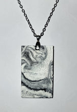Load image into Gallery viewer, Marbled Cement Pendant Necklace