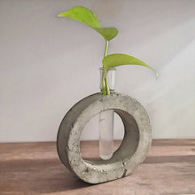 Load image into Gallery viewer, Rustic Industrial Concrete Plant Propagation Station