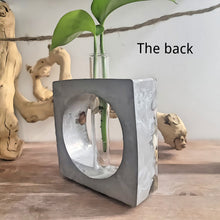 Load image into Gallery viewer, Tumbled Riverstone & Concrete Plant Propagation Square