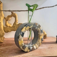 Load image into Gallery viewer, Riverstone & Concrete Plant Propagation Station