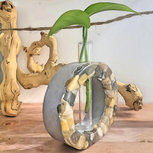 Load image into Gallery viewer, Riverstone & Concrete Plant Propagation Station