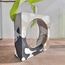 Load image into Gallery viewer, Square Handmade Multi Color Concrete Plant Propagation Decor