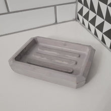 Load image into Gallery viewer, Purple Haze Concrete Soap Dish
