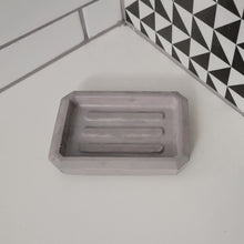 Load image into Gallery viewer, Purple Haze Concrete Soap Dish
