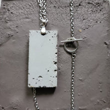 Load image into Gallery viewer, Industrial Chic Cement Pendant Necklace and Earrings
