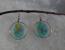 Load image into Gallery viewer, Watercolor Resin Earrings
