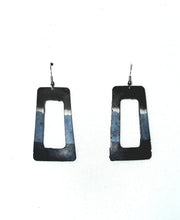 Load image into Gallery viewer, One of a kind Hand dyed Cement Earrings
