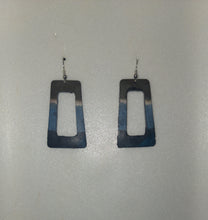 Load image into Gallery viewer, One of a kind Hand dyed Cement Earrings
