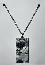 Load image into Gallery viewer, Marbled Cement Pendant Necklace
