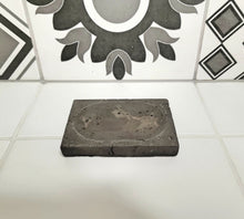 Load image into Gallery viewer, Minimalist Charcoal Cement Soap dish
